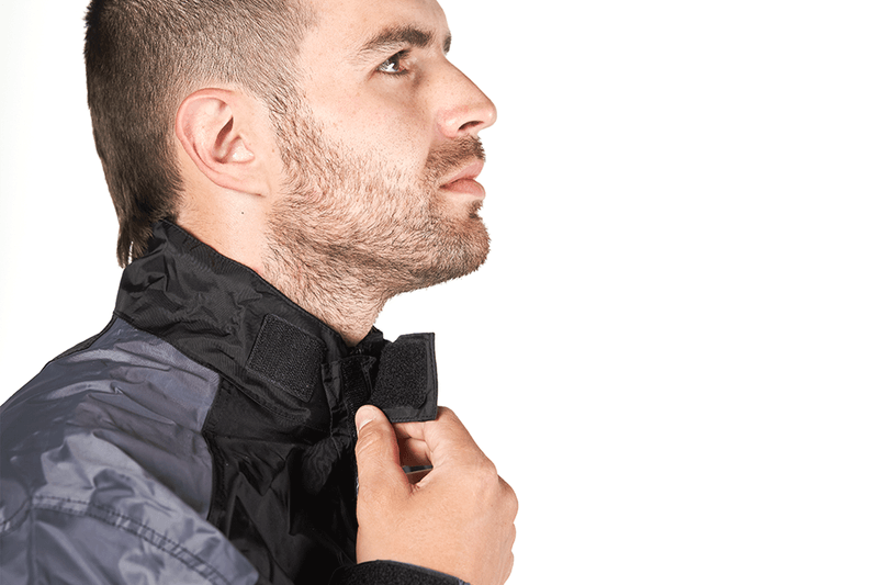 IMPERMEABLE-MONOTRAJE-HURRICANE-NEGRO-GRIS-TALLA-2XL