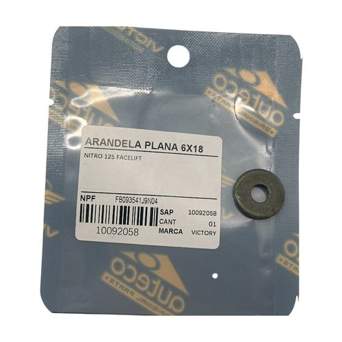 ARANDELA PLANA 6X18-8158