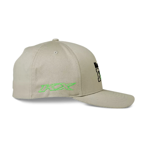GORRA FOX X KAWI FLEXFIT [GRIS]