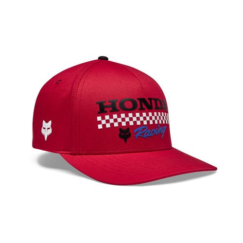 GORRA FOX X HONDA FLEXFIT [ROJO]