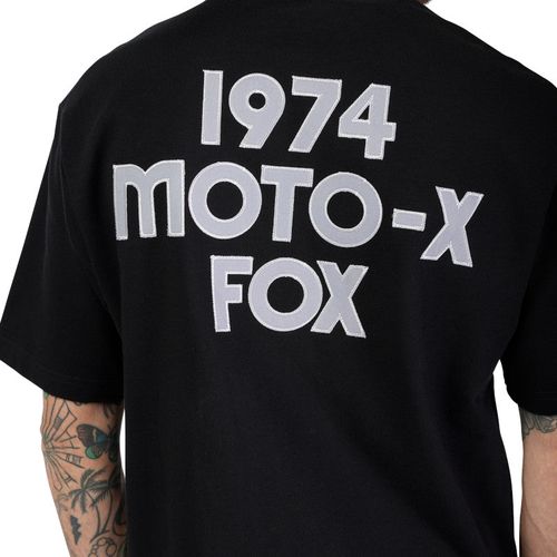 CAMISETA FOX MOTO -X OVERSIZED [NEGRO]
