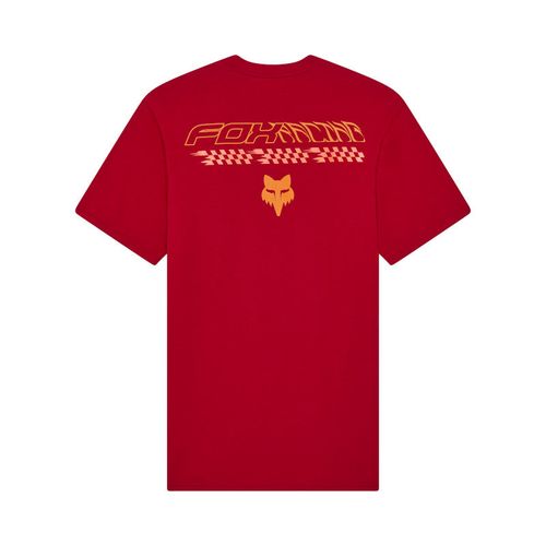 CAMISETA FOX CHECKERED SS PREMIUM LE [ROJO]