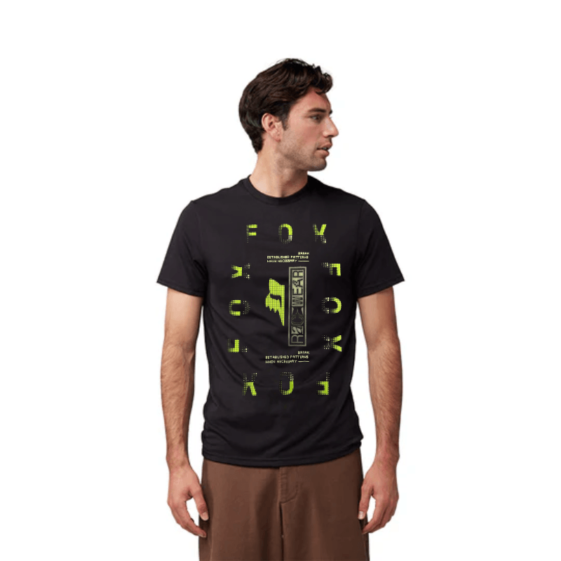 CAMISETA FOX THROTTLE SS PREM [NEGRO] - Sitio Oficial Auteco