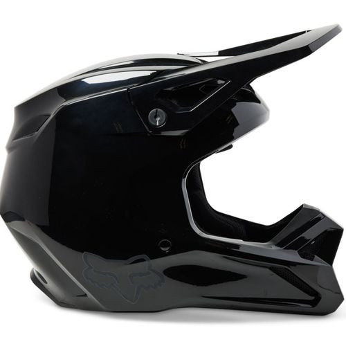 CASCO FOX V1 SOLID DOT/ECE [NEGRO BRILLANTE]