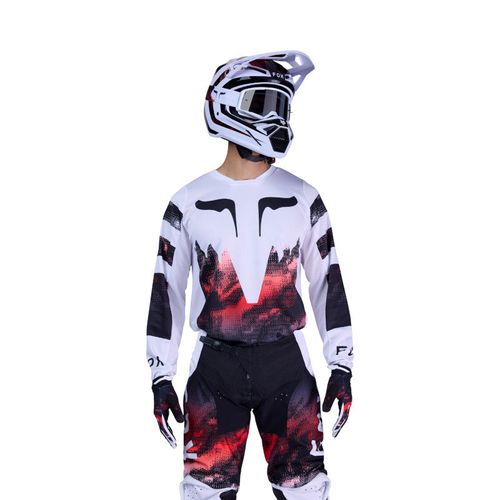 JERSEY FOX 180 KAIROS [BLANCO/ROJO]