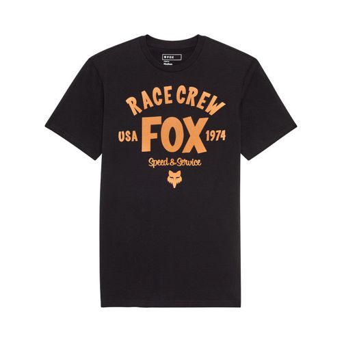 CAMISETA FOX SLOGAN S PREMIUM [NEGRO]