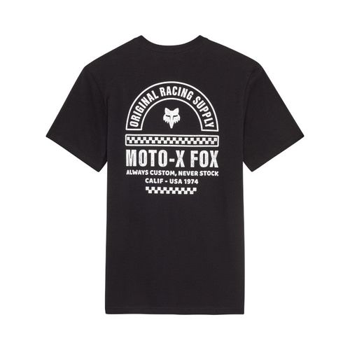 CAMISETA FOX FINISH LINE SS [NEGRO]