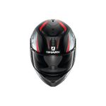 CASCO INTEGRAL SPARTAN SHARK KARKEN ROJO GRIS MATE