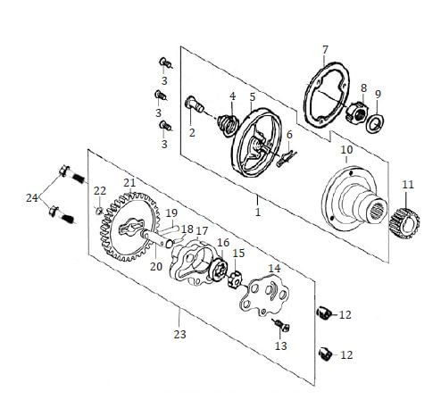 ROTOR EXTERNO BOMBA ACEITE MRX