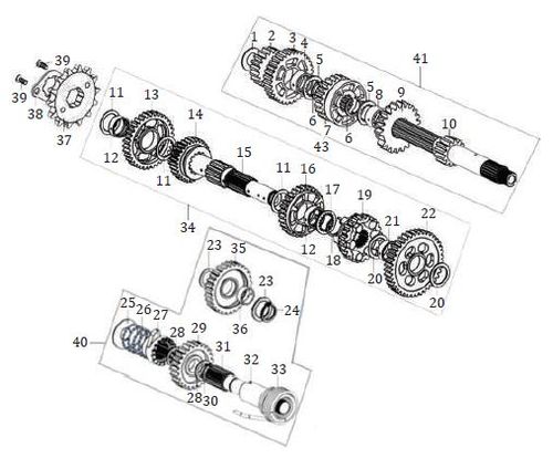 PIN DE SEGURIDAD 15.5X1.2X19 TRANSMISION MRX