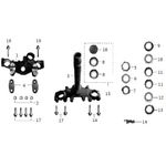 CUNA INFERIOR DIRECCIÓN (1) ESPIGA CENTRAL-CABEZA ESPIGA ENDURO MRX 125-2021