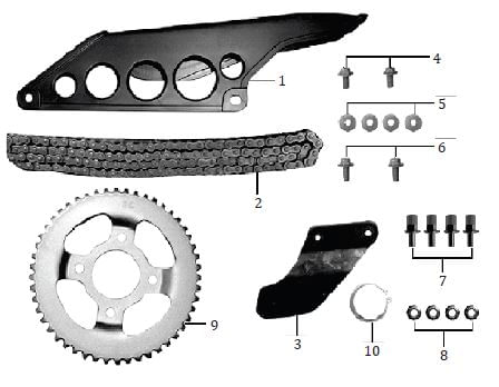 PIN DE SEGURIDAD SPROCKET-CADENA MRX