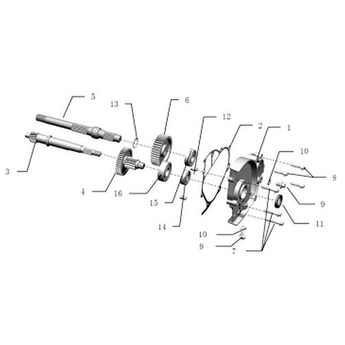 RODAMIENTO BOLAS 6203 TRANSMISION ZS 125
