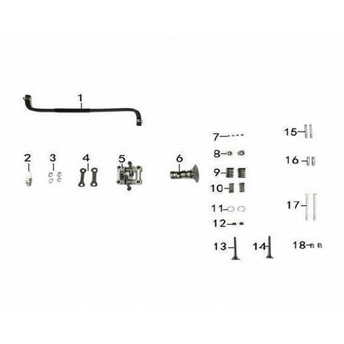 ESPARRAGO 8X36 EJE LEVAS-VALVULAS SCOOTER VICTORY LIFE