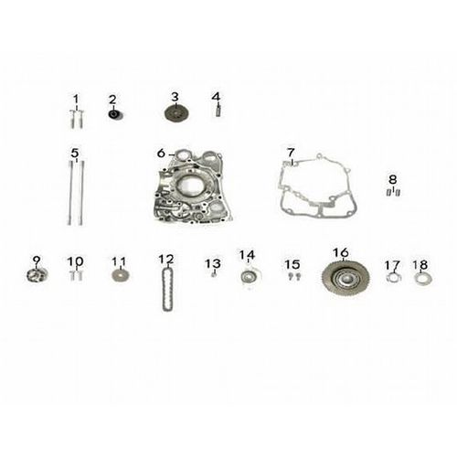 ACOPLE BOMBA ACEITE SCOOTER VICTORY LIFE