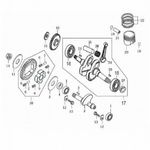 PLATINA CIGÜEÑAL-PISTON ADVANCE- FLOW- NITRO- SWITCH