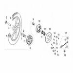 RODAMIENTO BOLAS 6301 RUEDA TRASERA  ADVANCE- FLOW