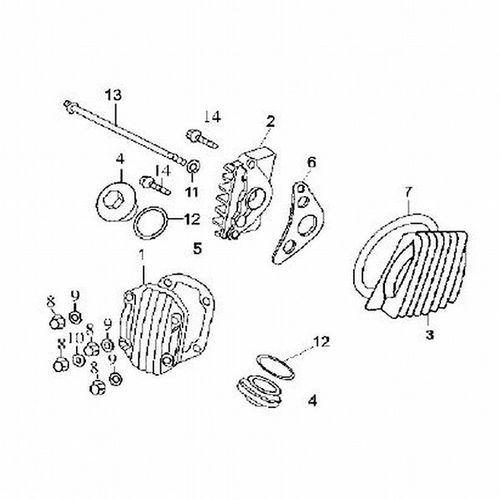 ANILLO RETENEDOR TAPA CULATA  VICTORY ONE
