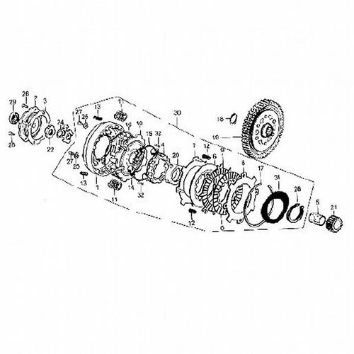 PIÑÓN CORONA CLUTCH  VICTORY ONE