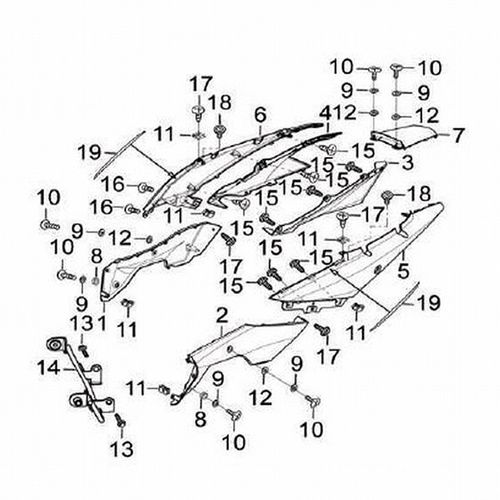 CUBIERTA SILLÍN SUPERIOR IZQUIERDA  VICTORY ONE