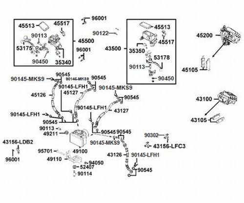 TORNILLO 5X12 BOMBA DE FRENO - CALIPER - ABS  AGILITY- LIKE- X-TOWN