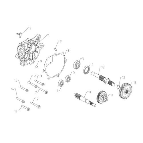 PIÑÓN EJE SALIDA AUTOMATICA VICTORY BLACK