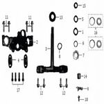 TAPÓN ESPIGA CENTRAL-CABEZA ESPIGA MRX 150