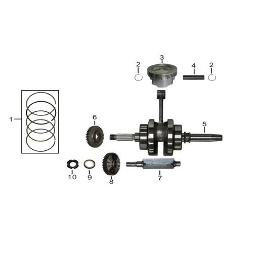 PIÑÓN EJE BALANCEADOR STREET VICTORY BOMBER 150-123