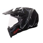 CASCO DOBLE PROPOSITO AP28 NIXIE GRIS NEGRO