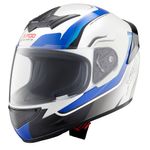 Casco TVS Xpod Unisex Blanco Azul