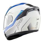 Casco TVS Xpod Unisex Blanco Azul