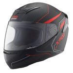 Casco TVS Xpod Unisex Negro Rojo