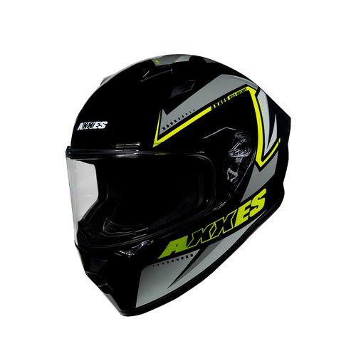 CASCO INTEGRAL RAGE NEGRO MATE VERDE