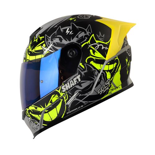 CASCO INTEGRAL SHAFT 502 SP DEVIL GRIS AMARILLO