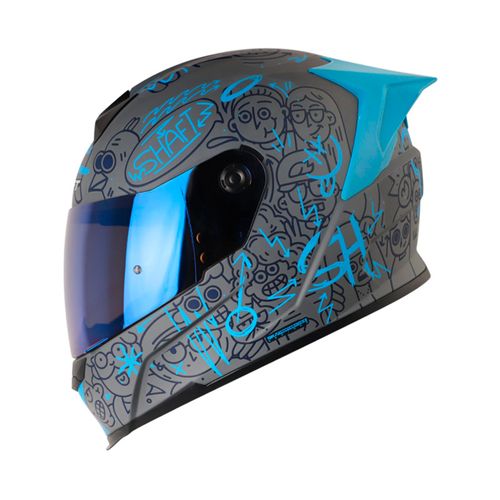 CASCO INTEGRAL SHAFT 502 SP PEEPS GRIS AZUL