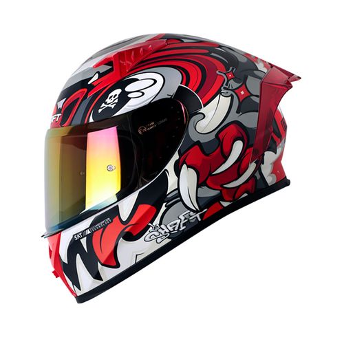 CASCO INTEGRAL SHAFT 526SP EVO OJIBROU GRIS ROJO