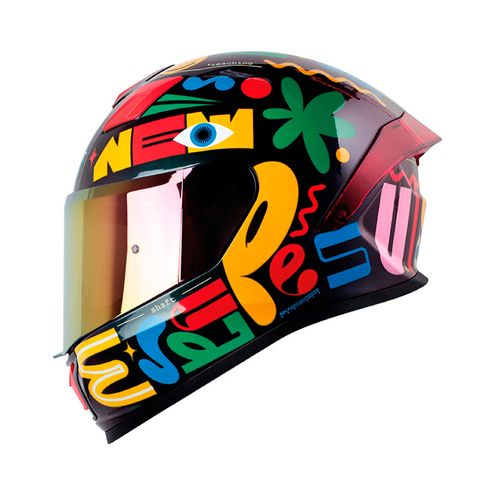 CASCO INTEGRAL SHAFT 559 U TURN CAMALEON ROJO