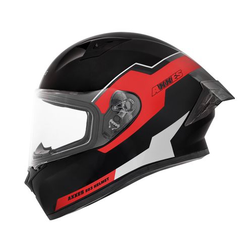 CASCO AXXES INT BLOK NEGRO ROJO MATE