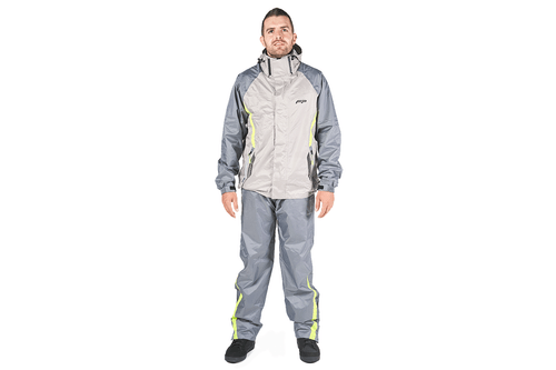 IMPERMEABLE TSUNAMI GRIS AMARILLO
