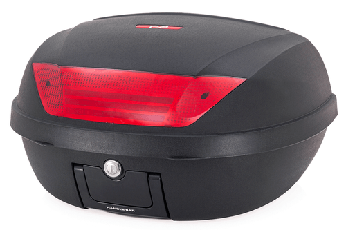 Maletero Crosser Rojo Para Moto / Dos Cascos