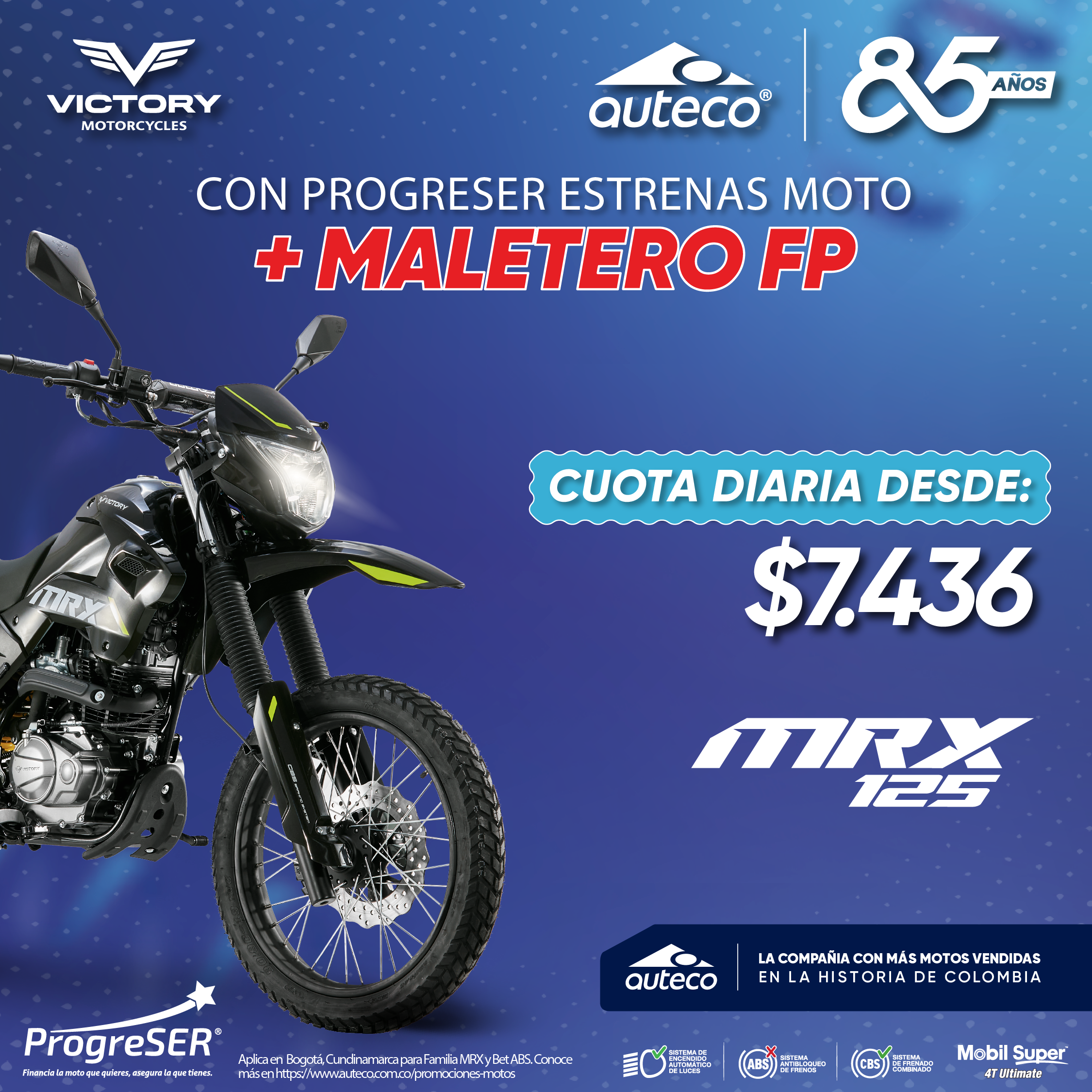 Mrx 125 maletero