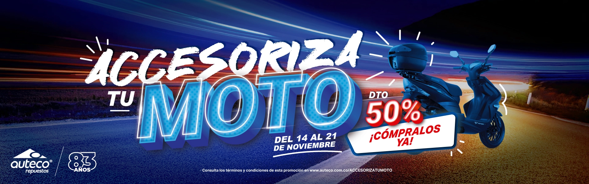 Banner Accesoriza tu Moto